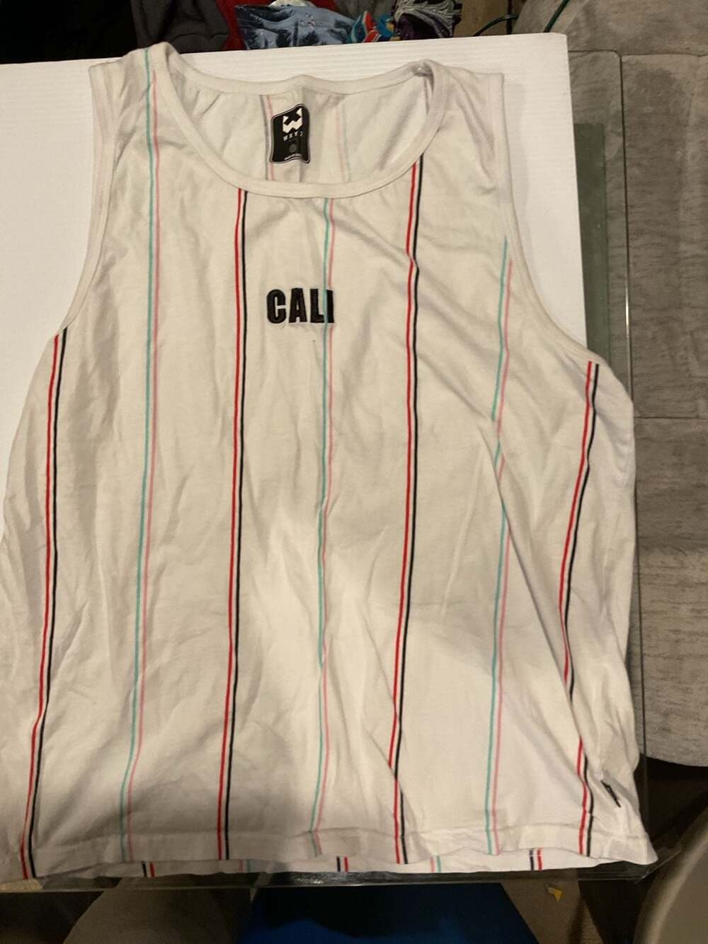 WXYZ Cali Vertical Striped Tank Top